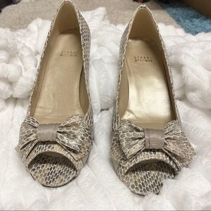 Stuart Weitzman Lovebow Mushroom Crystal Heel